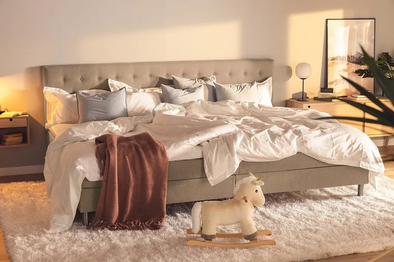 Ella Familieseng Sengepakke 280x210  cm - (+Flere valg) Muldvarp - Møbler - Senge - Kontinentalsenge