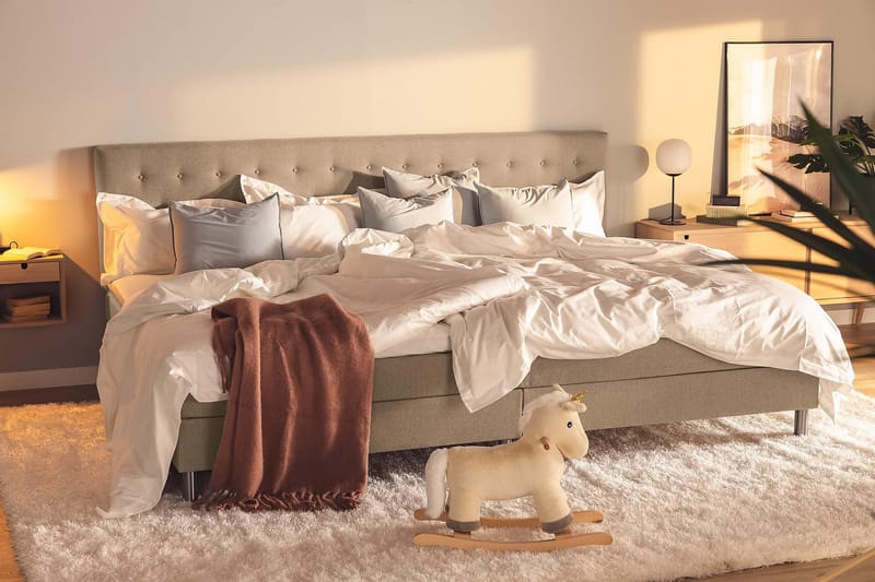 Ella Familieseng Sengepakke 280x210  cm - (+Flere valg) Muldvarp - Møbler - Senge - Kontinentalsenge