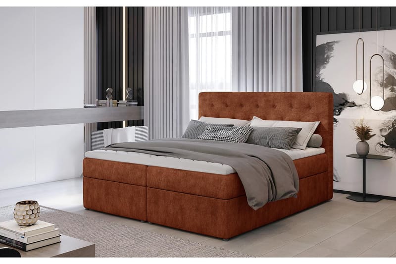 Eloree Sengepakke 160x200 cm - Rød - Komplet sengepakke