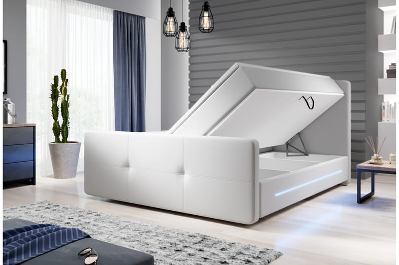 Isora Sengepakke 180x200cm - Komplet sengepakke - Seng med opbevaring - Dobbeltsenge