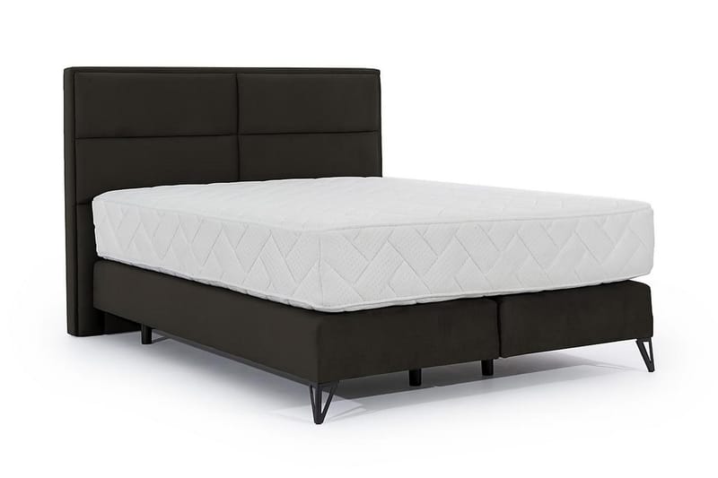Kasyap Sengepakke Boksseng 180x200 cm - Brun - Møbler - Senge - Komplet sengepakke