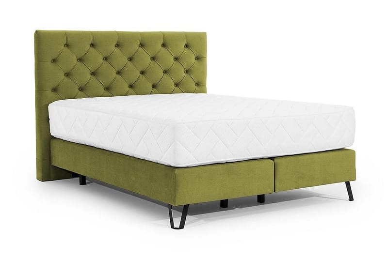 Katsumi Sengepakke Boksseng 160x200 cm - Grøn - Møbler - Senge - Komplet sengepakke