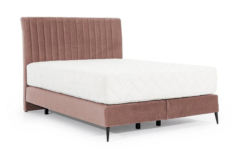 Katsuo Sengepakke Boksseng 140x200 cm - Lyserød - Møbler - Senge - Komplet sengepakke