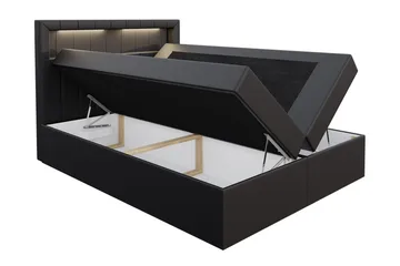 Kontinentalseng 120x200 - Hvid - Møbler - Senge - Komplet sengepakke