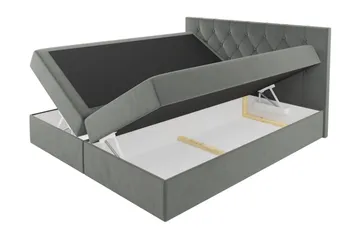 Kontinentalseng 144x208 cm - Sort - Møbler - Senge - Komplet sengepakke
