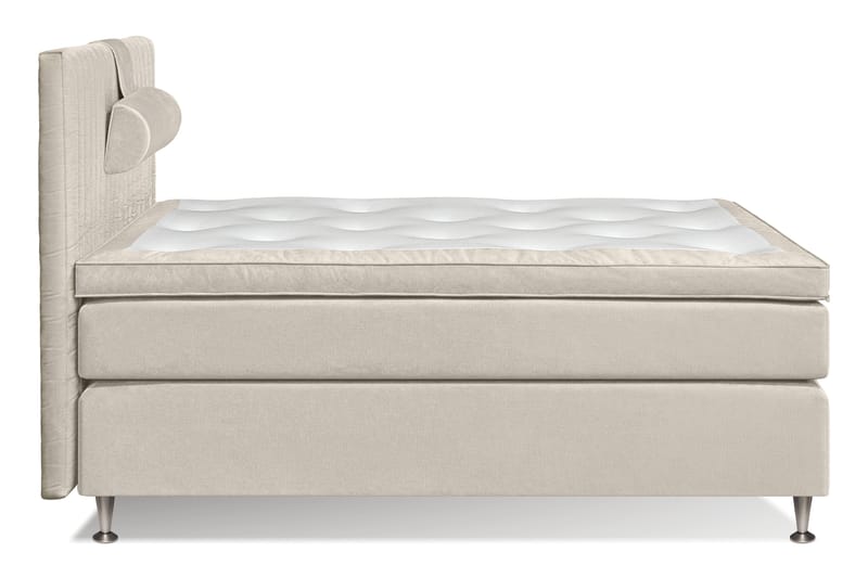 Mega komplet sengepakke 140x200 - Beige - Møbler - Senge - Komplet sengepakke