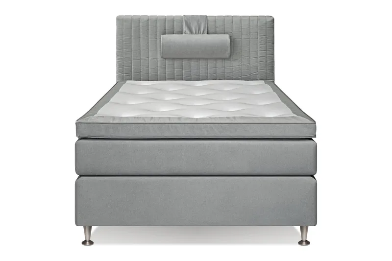 Mega komplet sengepakke 140x200 - Lysegrå - Møbler - Senge - Kontinentalsenge