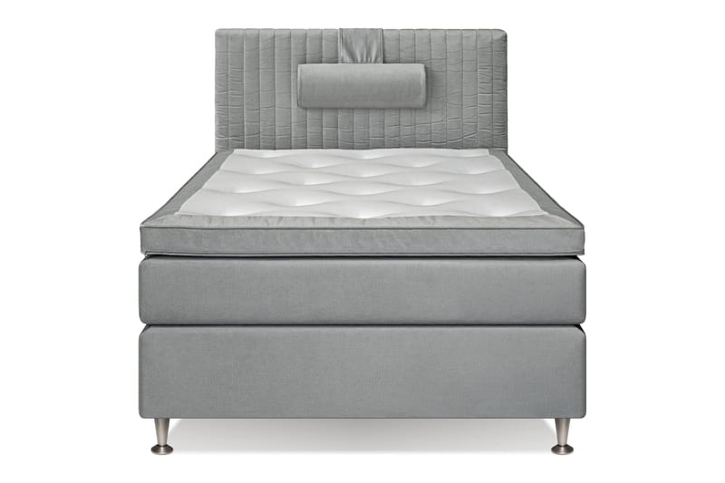 Mega komplet sengepakke 140x200 - Lysegrå - Møbler - Senge - Kontinentalsenge