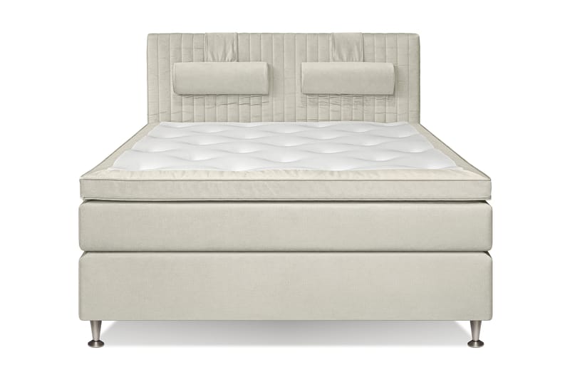 Mega komplet sengepakke 160x200 - Beige - Møbler - Senge - Komplet sengepakke