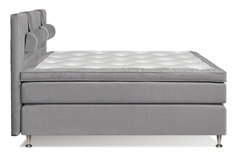 Mega komplet sengepakke 180x200 - Lysegrå - Komplet sengepakke