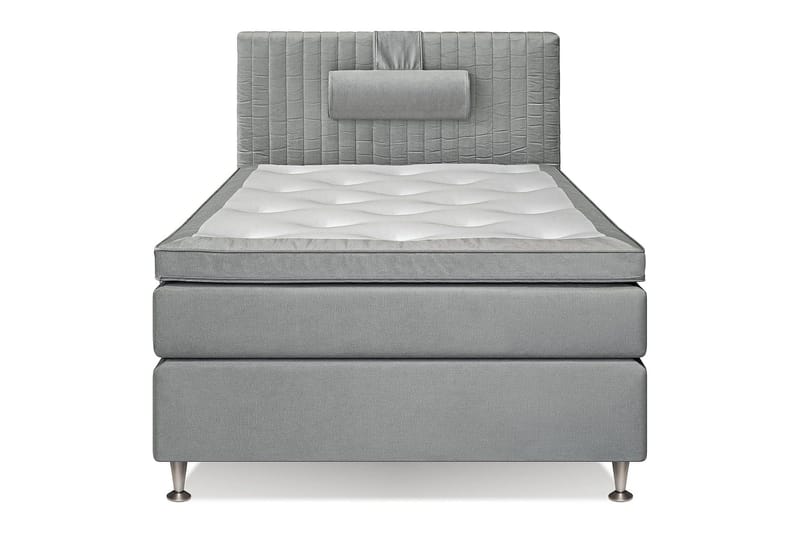 MEGA Kontinentalseng 140x200 - Lysegrå - Møbler - Senge - Kontinentalsenge