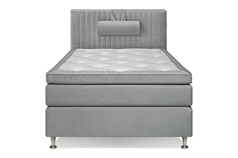 MEGA Kontinentalseng 140x200 - Lysegrå - Møbler - Senge - Kontinentalsenge