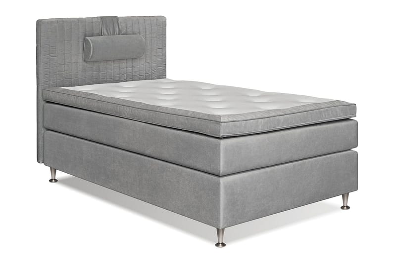 MEGA Kontinentalseng 140x200 - Lysegrå - Møbler - Senge - Kontinentalsenge