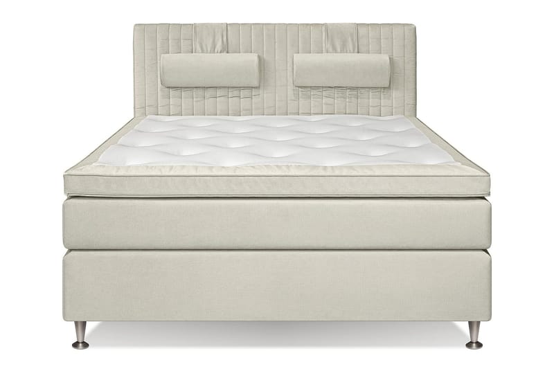 MEGA Kontinentalseng 160x200 - Beige - Møbler - Senge - Kontinentalsenge