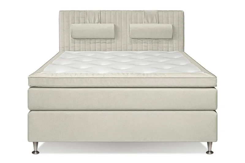 MEGA Kontinentalseng 180x200 - Beige - Møbler - Senge - Kontinentalsenge
