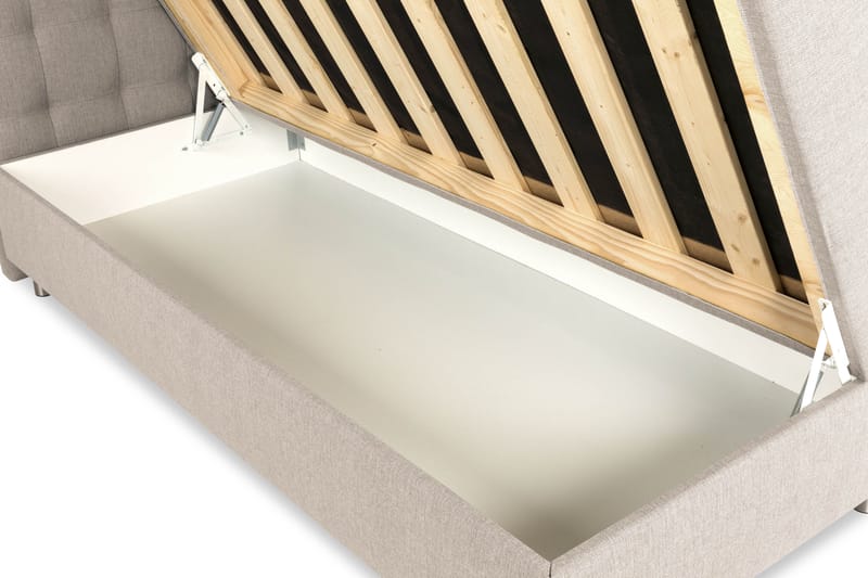 Montana Komplet Sengepakke med Opbevaring 140x200 cm - Beige - Møbler - Senge - Seng med opbevaring