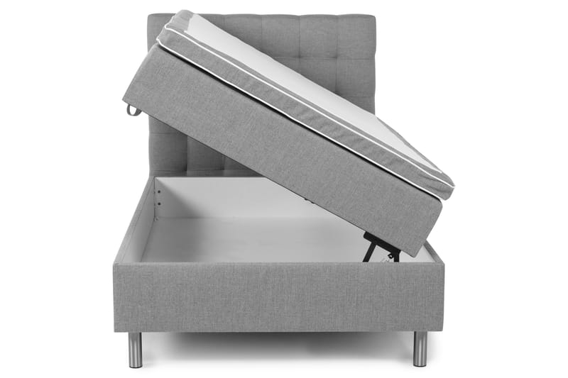 Montana Komplet Sengesæt med Opbevaring 120x200 cm - Grå - Møbler - Senge - Komplet sengepakke