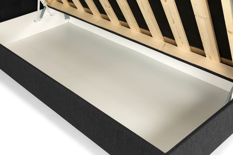 Montana Komplet Sengpakke med Opbevaring 90x200 cm - Mørkegrå - Møbler - Senge - Komplet sengepakke