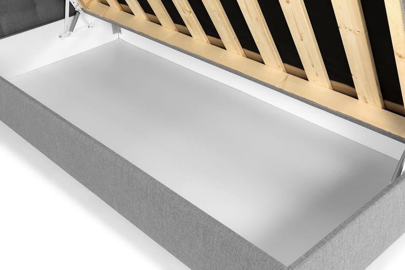 Montana Opbevaringsseng 160x200 - Lysegrå - Møbler - Senge - Komplet sengepakke