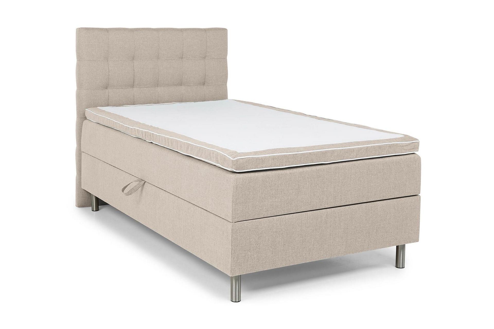 Montana Seng med Opbevaring 120x200 cm - Beige - Møbler - Senge - Seng med opbevaring