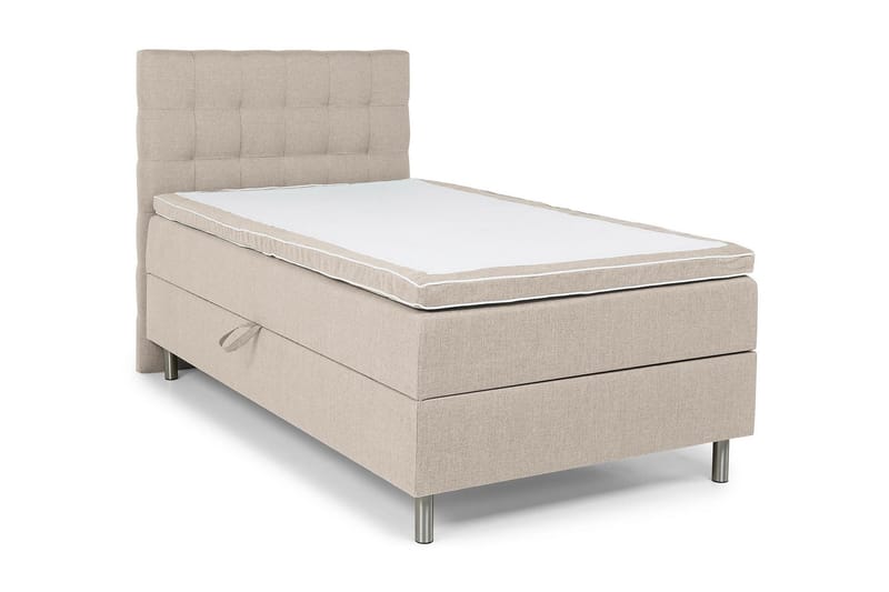 Montana Seng med Opbevaring 120x200 cm - Beige - Møbler - Senge - Seng med opbevaring