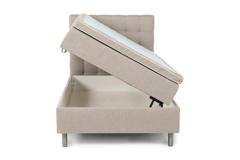 Montana Seng med Opbevaring 120x200 cm - Beige - Møbler - Senge - Seng med opbevaring