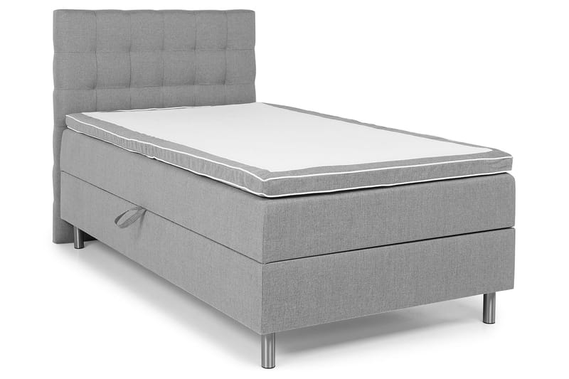 Montana Seng med Opbevaring 120x200 cm - Gr�å - Møbler - Senge - Komplet sengepakke