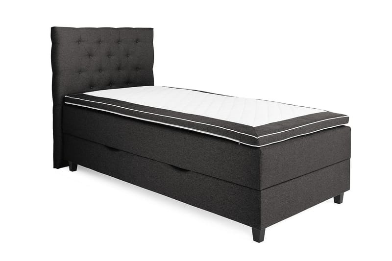 Royal Box Bed 105x200 - Mørkegrå - Møbler - Senge - Seng med opbevaring
