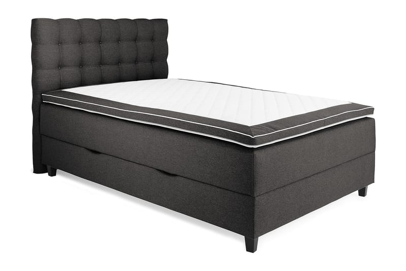 Royal Box Bed 120x200 - Mørkegrå - Møbler - Senge - Seng med opbevaring