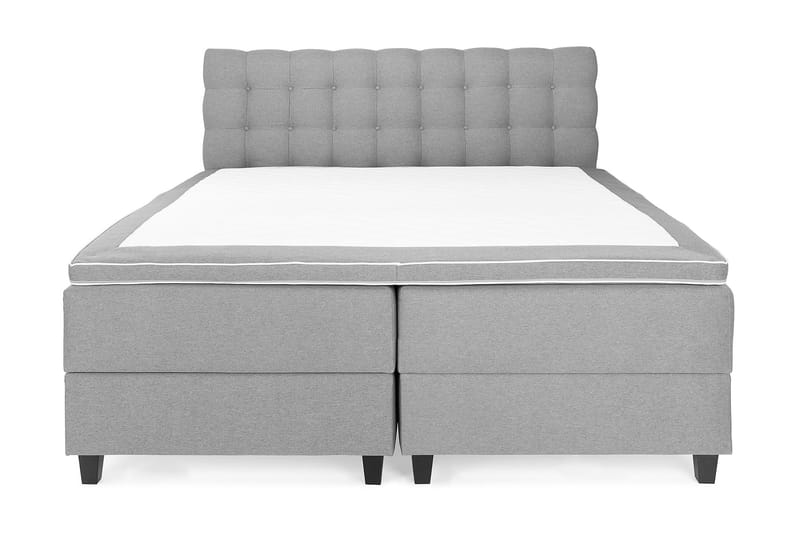 Royal Box Bed 160x200 - Lysegrå - Møbler - Senge - Seng med opbevaring