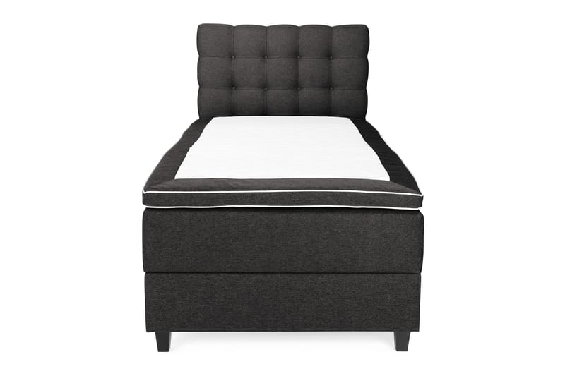 Royal Box Bed Komplet Sengepakke 105x200 - Mørkegrå - Møbler - Senge - Komplet sengepakke