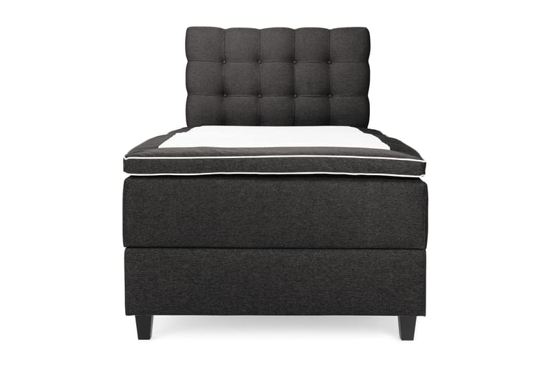 Royal Box Bed Komplet Sengepakke 105x200 - Mørkegrå - Møbler - Senge - Komplet sengepakke