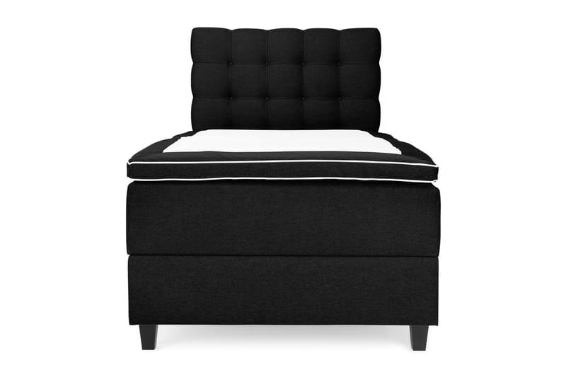 Royal Box Bed Komplet Sengepakke 105x200 - Sort - Møbler - Senge - Komplet sengepakke