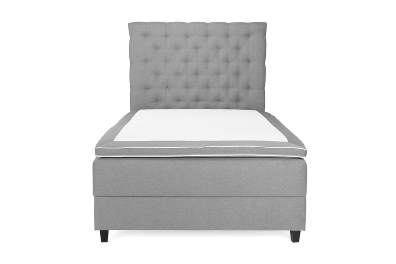 Royal Box Bed Komplet Sengepakke 140x200 - Lysegrå - Komplet sengepakke - Kontinentalsenge - Dobbeltsenge