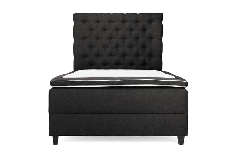 Royal Box Bed Komplet Sengepakke 140x200 - Mørkegrå - Møbler - Senge - Seng med opbevaring