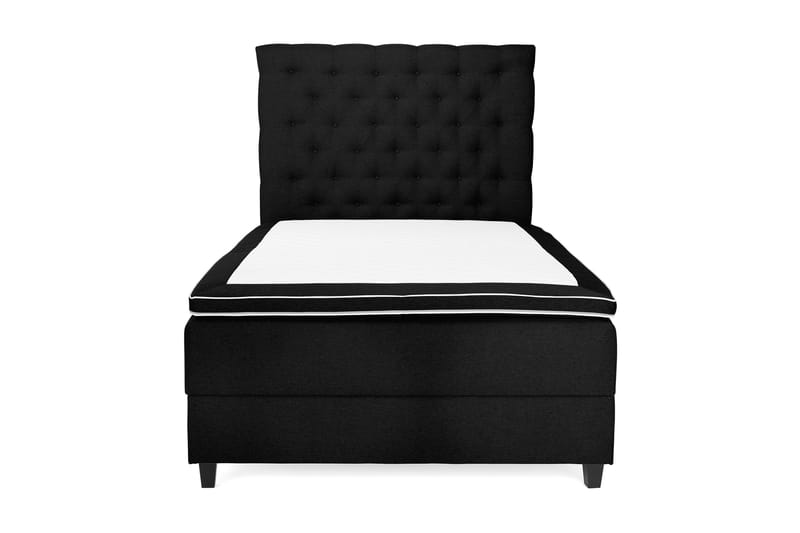 Royal Box Bed Komplet Sengepakke 140x200 - Sort - Komplet sengepakke - Kontinentalsenge