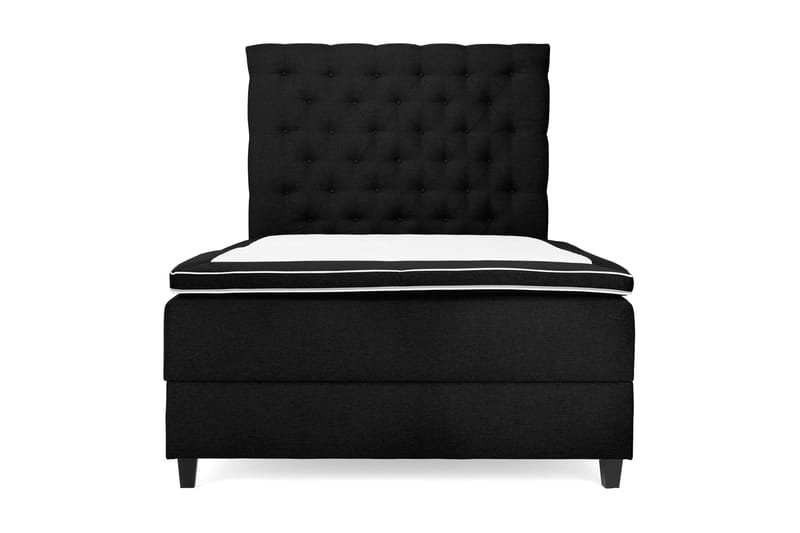 Royal Box Bed Komplet Sengepakke 140x200 - Sort - Møbler - Senge - Seng med opbevaring