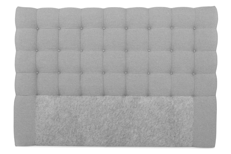 Royal Box Bed Komplet Sengepakke 180x200 - Lysegrå - Møbler - Senge - Komplet sengepakke