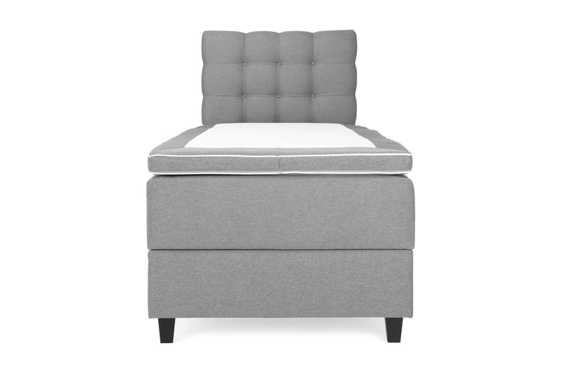 Royal Box Bed Komplet Sengepakke 80x200 - Lysegrå - Møbler - Senge - Seng med opbevaring