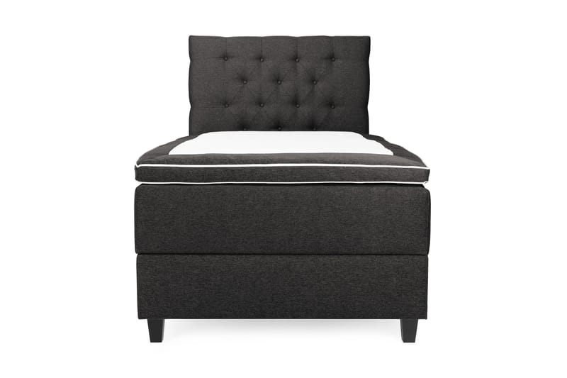 Royal Box Bed Komplet Sengepakke 80x200 - Mørkegrå - Møbler - Senge - Seng med opbevaring