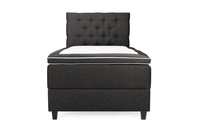 Royal Box Bed Komplet Sengepakke 80x200 - Mørkegrå - Komplet sengepakke - Kontinentalsenge