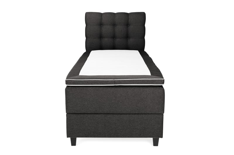 Royal Box Bed Komplet Sengepakke 80x200 - Mørkegrå - Møbler - Senge - Komplet sengepakke