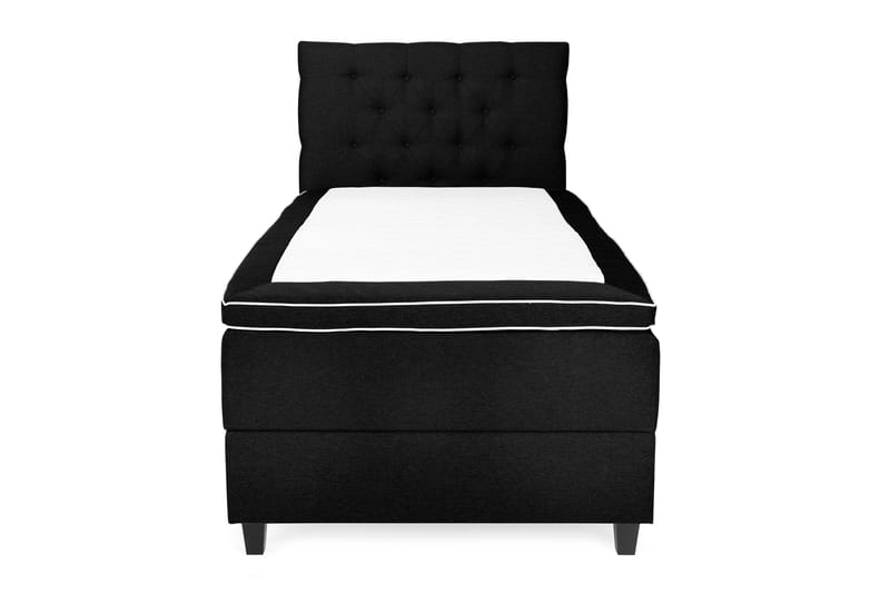 Royal Box Bed Komplet Sengepakke 80x200 - Sort - Møbler - Senge - Seng med opbevaring