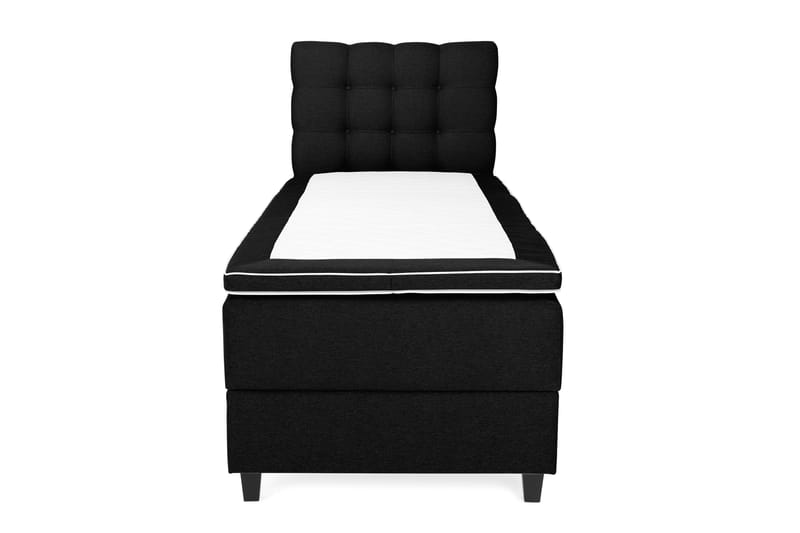 Royal Box Bed Komplet Sengepakke 80x200 - Sort - Møbler - Senge - Seng med opbevaring