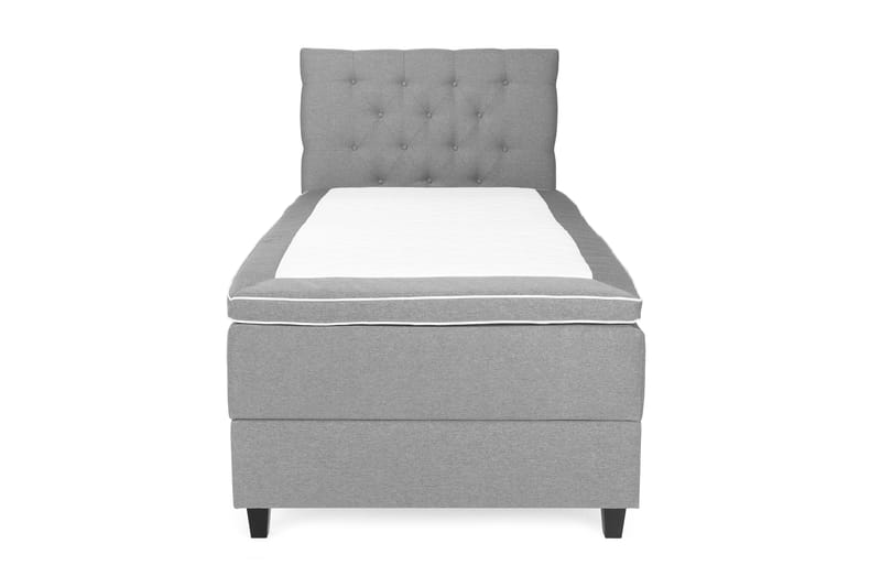 Royal Box Bed Komplet Sengepakke 90x200 - Lysegrå - Komplet sengepakke - Kontinentalsenge - Dobbeltsenge