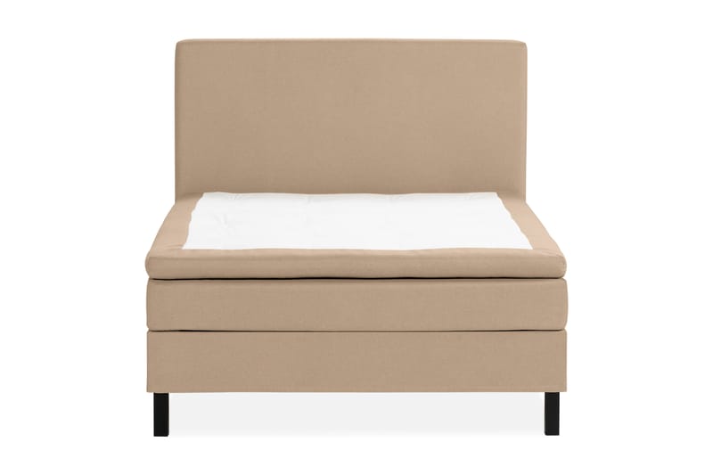 Scarlett Sengepakke 140x200 Skummadras - Glat gavl Beige - Møbler - Senge - Komplet sengepakke