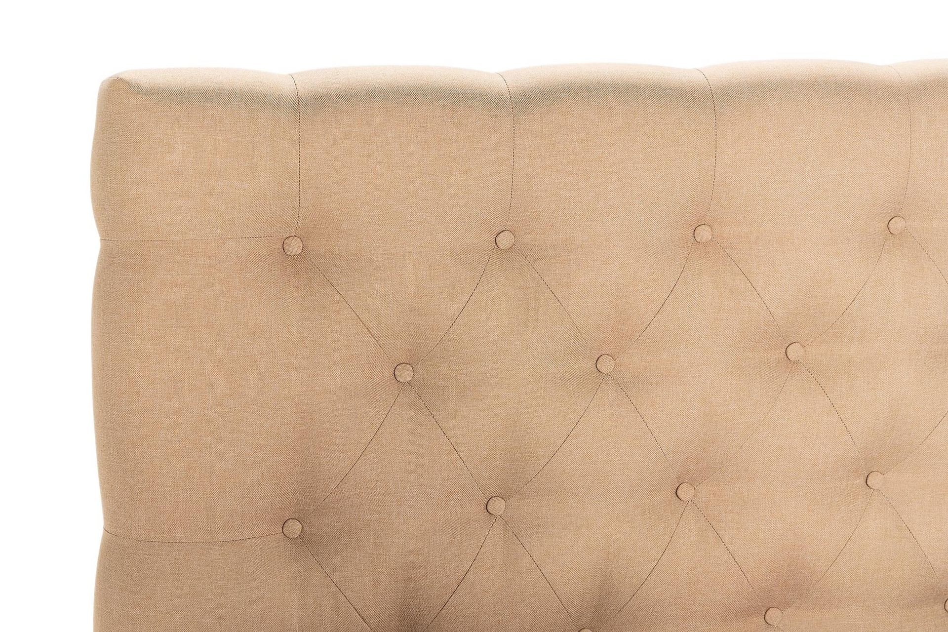 Scarlett Sengepakke 150x200 Memorymadras - Dybtheftet gavl Beige - Møbler - Senge - Komplet sengepakke