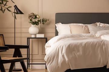 Scarlett Sengepakke 150x200 Skummadras - Glat gavl Mørkegrå - Møbler - Senge - Komplet sengepakke