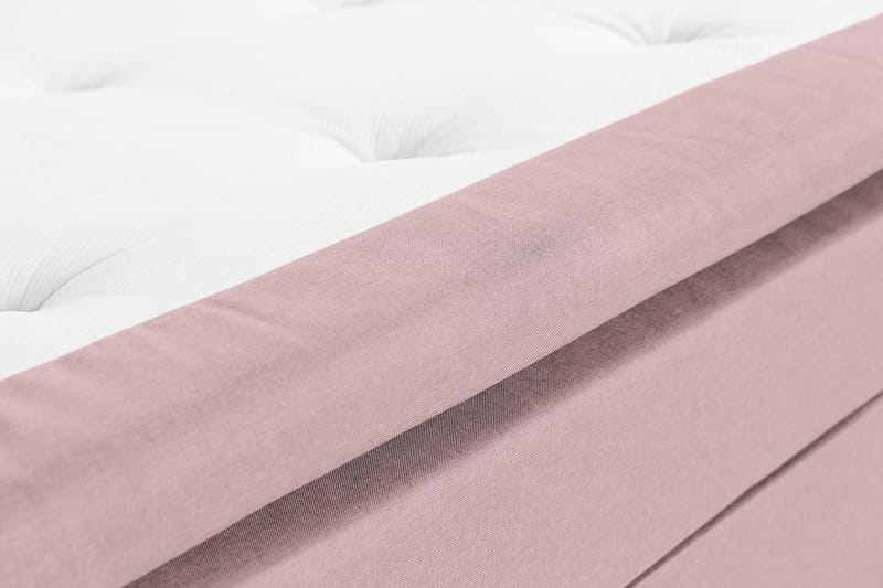 Scarlett Sengepakke 150x200 Skummadras - Knappet gavl Rosa - Møbler - Senge - Komplet sengepakke