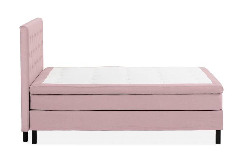 Scarlett Sengepakke 150x200 Skummadras - Knappet gavl Rosa - Møbler - Senge - Komplet sengepakke